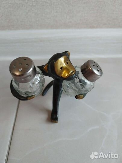 Солонка и перечница СССР Обезьяна