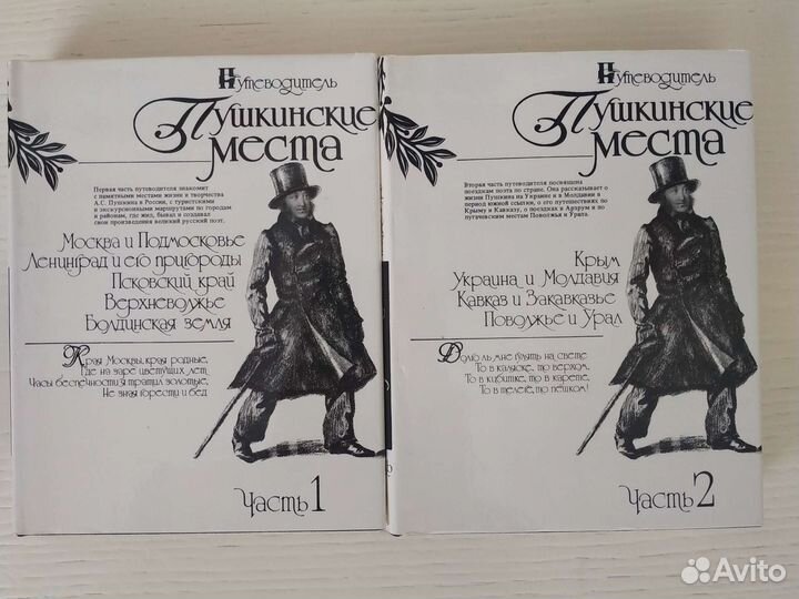 Книга Пушкинские места 2 тома