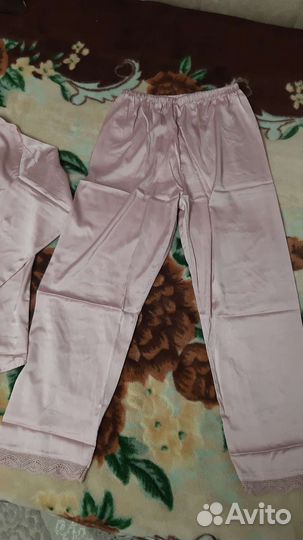 Пижама женская атласная шелковая