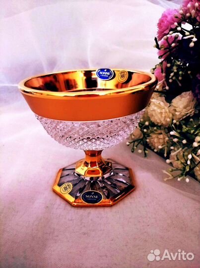 Креманки Чехия Bohemia Фелиция Cristal Neart 12 см