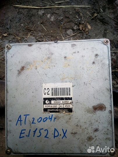 Блок управления на субару импреза 1.5