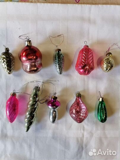 Елочные игрушки СССР советские