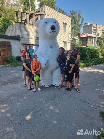 Белый мишка поздравляем круглосуточно