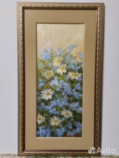 Картина маслом цветы