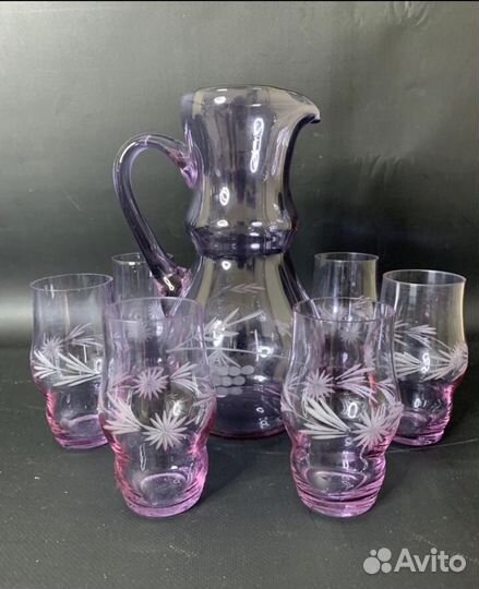 Набор кувшин и 6 стаканов