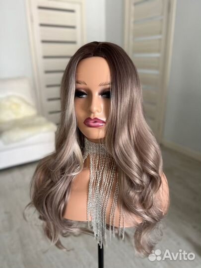 Парик пепельный блонд