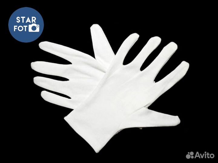 Перчатки для фотографа (белые) Fujimi FJ-GL5