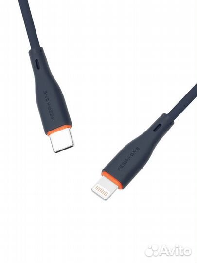 Кабель Type-C-Lightning iPhone 5 27W 1м Синий