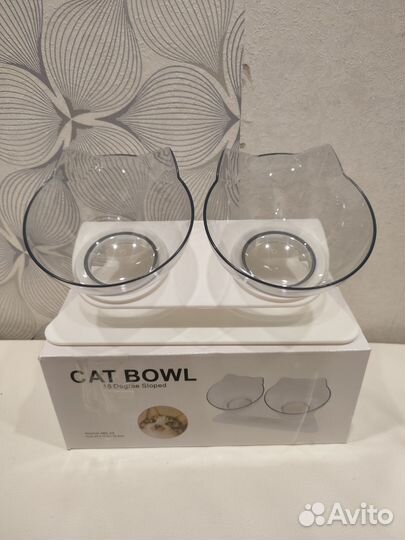 Миски для кошек на подставке