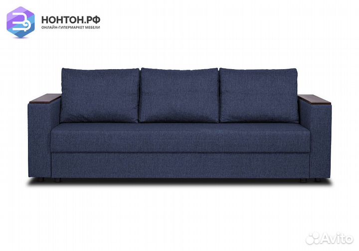 Диван еврокнижка Атланта синий