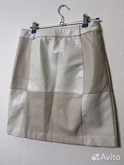 Кожаная юбка размер s