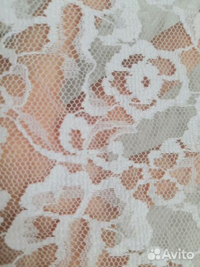 Ткань гипюр кружево СССР