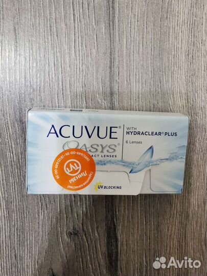 Линзы контактные acuvue oasys двухнедельные