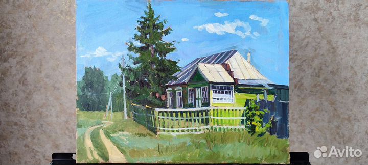 Пейзаж дом в Тихом углу