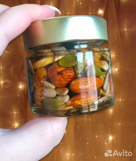 Корпоративные подарки Мед с орехами