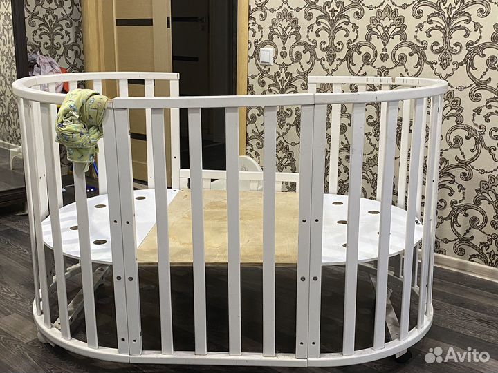 Детская круглая кровать