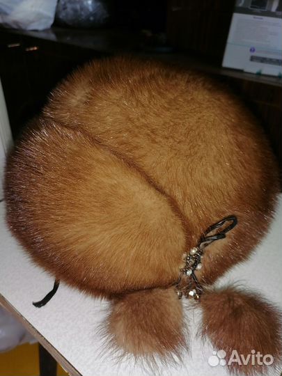 Шапка норковая женская