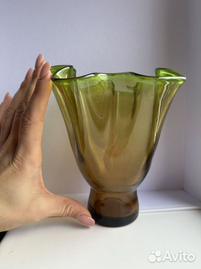 Ваза винтажная для цветов СССР Мгновенье