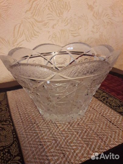 Хрусталь СССР, фужеры, вазочки