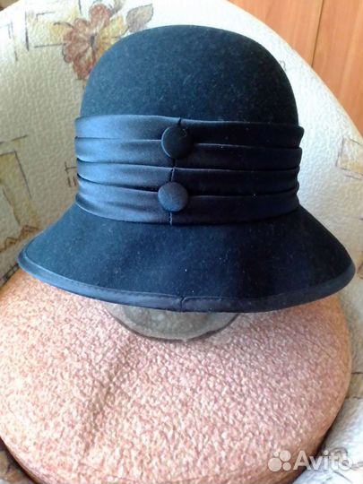 Шляпа фетровая женская