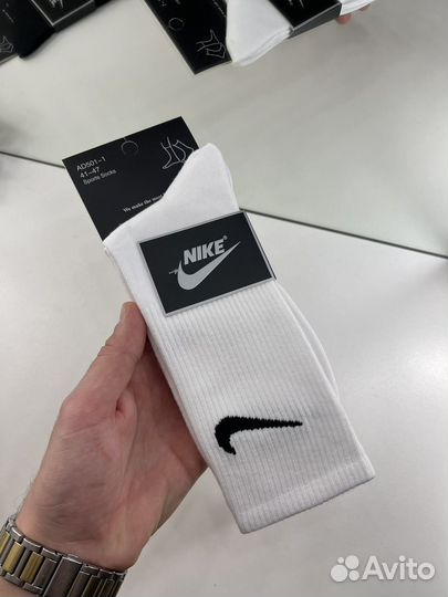 Носки Nike черные/белые