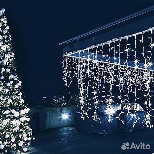 Гирлянда уличная Бахрома 20 метров фирма SDA