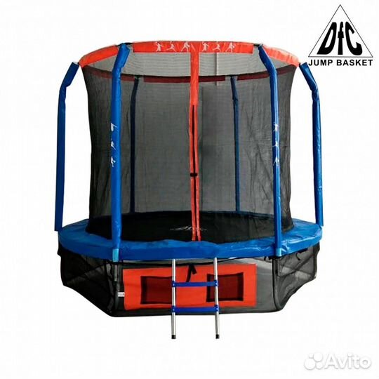 Батут DFC jump basket 10FT-jbsk-B с сеткой
