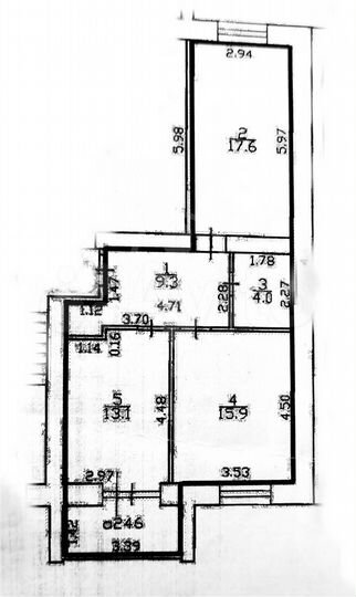 2-к. квартира, 59,9 м², 10/10 эт.