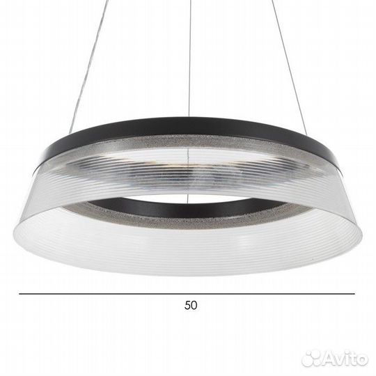 Светильник 'Альхена' LED 70Вт 3000-6000К черный 45