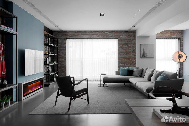 Электрокамины встраиваемые серии Crystal