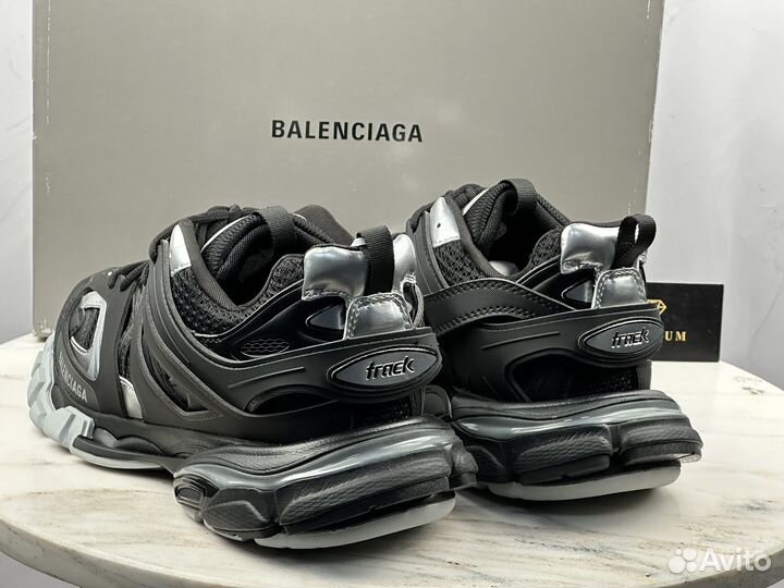 Кроссовки Balenciaga Track Sneaker Black Silver