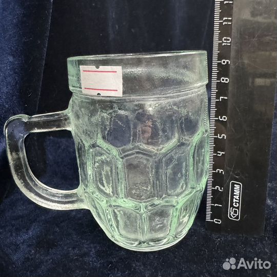 Кружка хрусталь стекло 300мл СССР пивная кружечка
