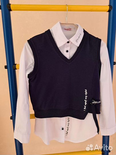 Блузка белая