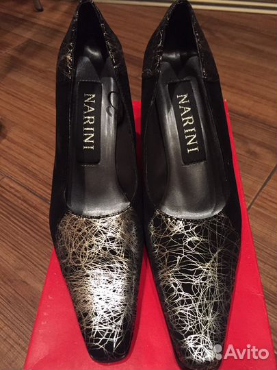 Туфли нарядные замшевые 36р