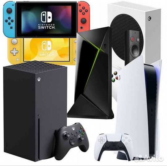 Приставки PS4 PS5 PS3 Xbox Series 360 One Nintendo
