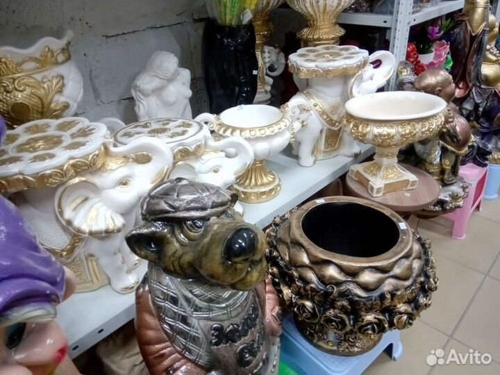 Вазон под бронзу