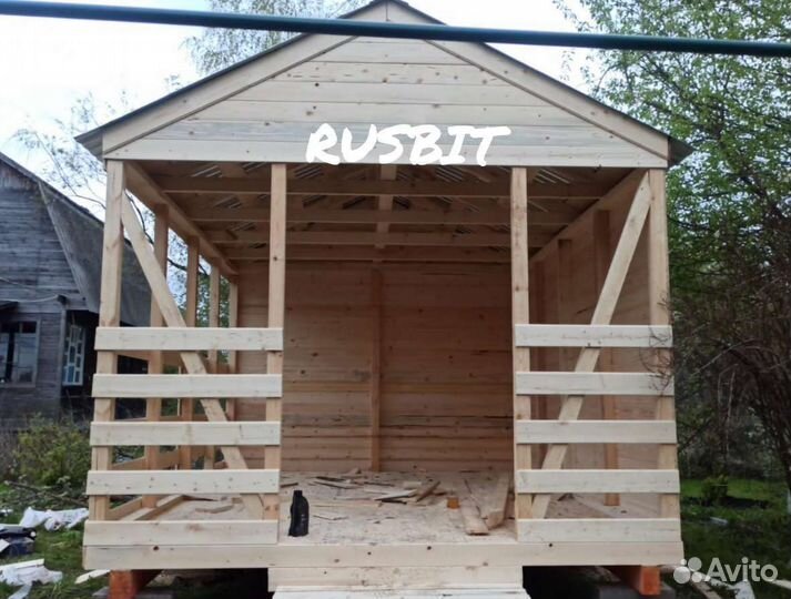Беседка (сборка на участок)