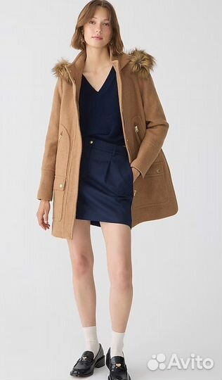 Пальто парка женская Jcrew