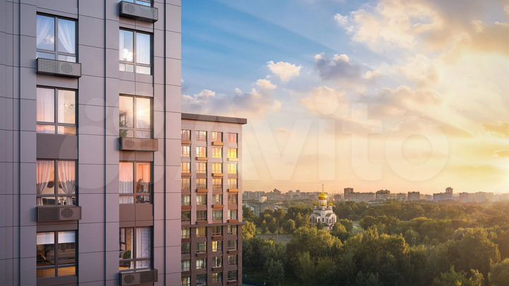 3-к. квартира, 68,8 м², 25/25 эт.