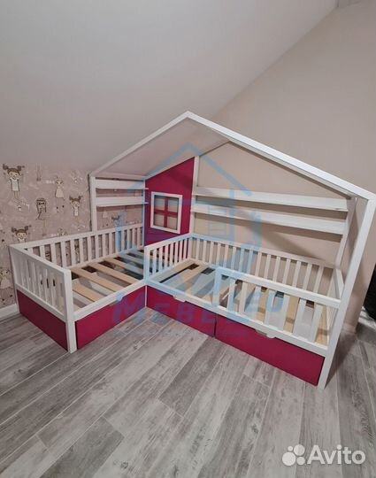 Детская кровать домик