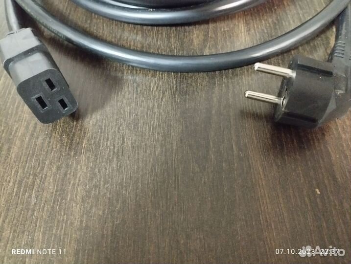 Кабель питания С19 3х2.5мм 10м ГОСТ сертификат