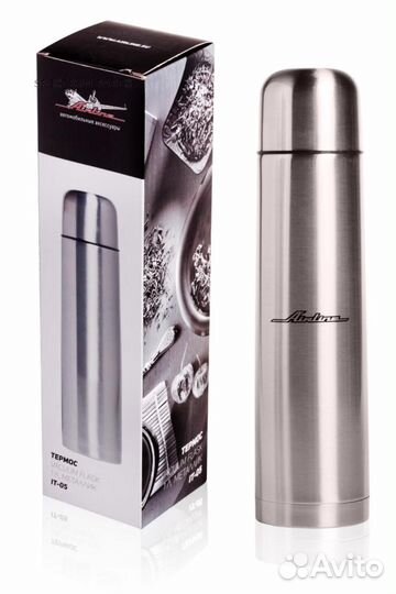 Термос 1л., металлик airline IT05