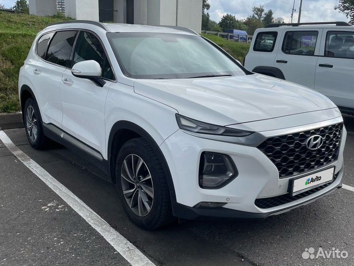 Hyundai Santa Fe 2.2 AT, 2018, 75 000 км