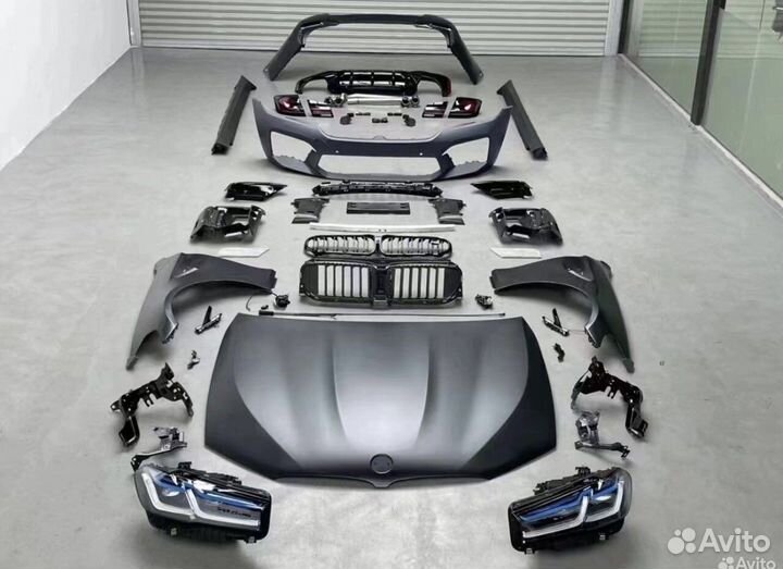 Обвес на bmw f10 на g30 рейсталинг комплект