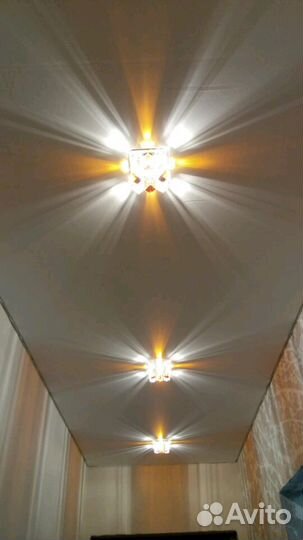 Натяжные потолки. Ремонт натяжных потолков штапик