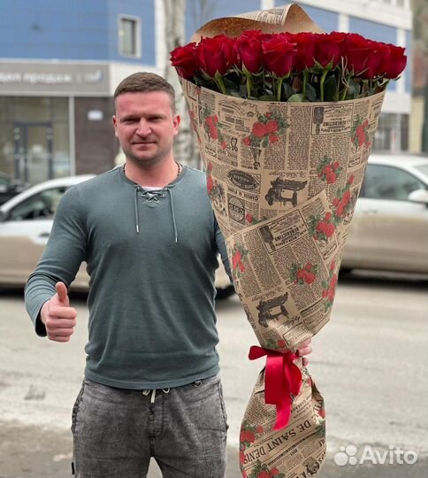 Длинные розы 100см доставка 101роза с доставкой