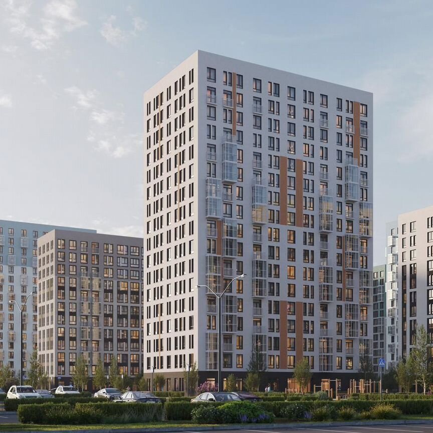 2-к. квартира, 63,8 м², 15/18 эт.