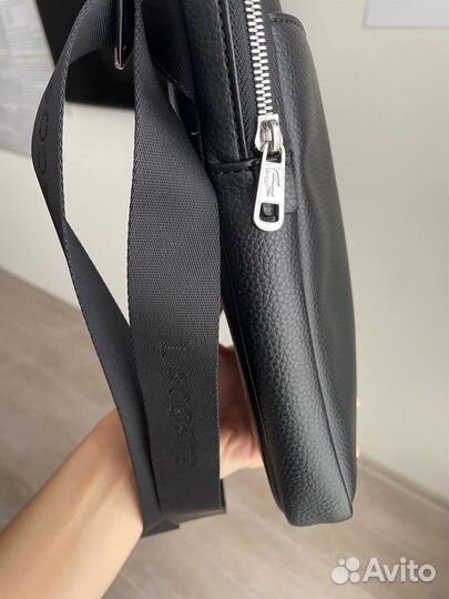 Сумка Lacoste мужская (натуральная кожа)