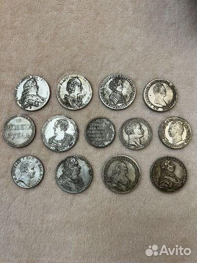 Реплики царских серебряных монет Новосибирск
