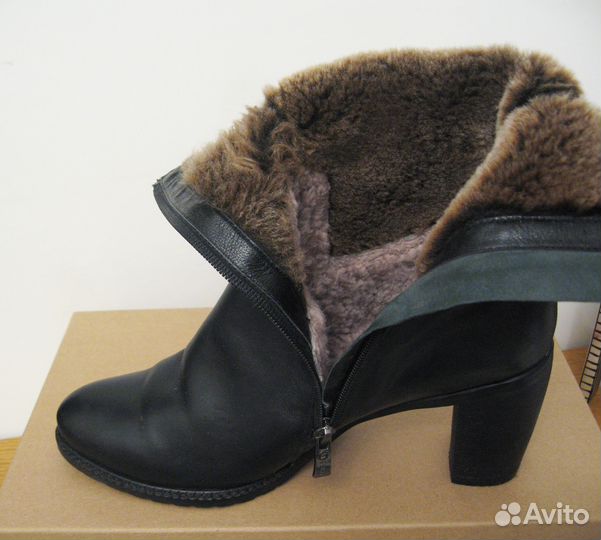Полусапожки зимние, женские 38-39